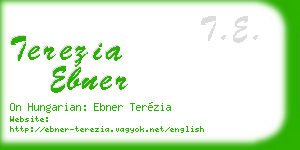 terezia ebner business card
